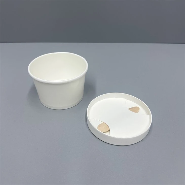 8oz Ice Cream Cups With Lids